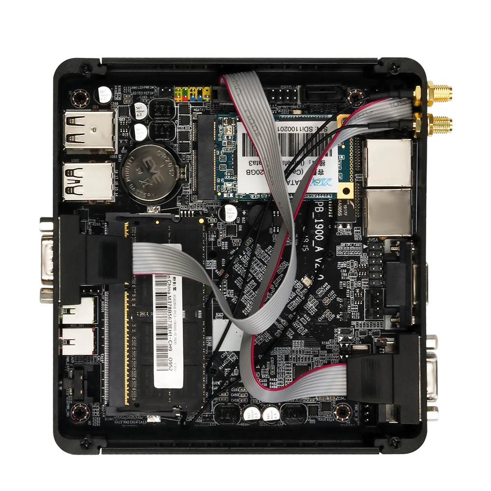 XCY Mini PC Industrial Celeron J1900 – Pasivo Dual LAN RS232 - imagen 4