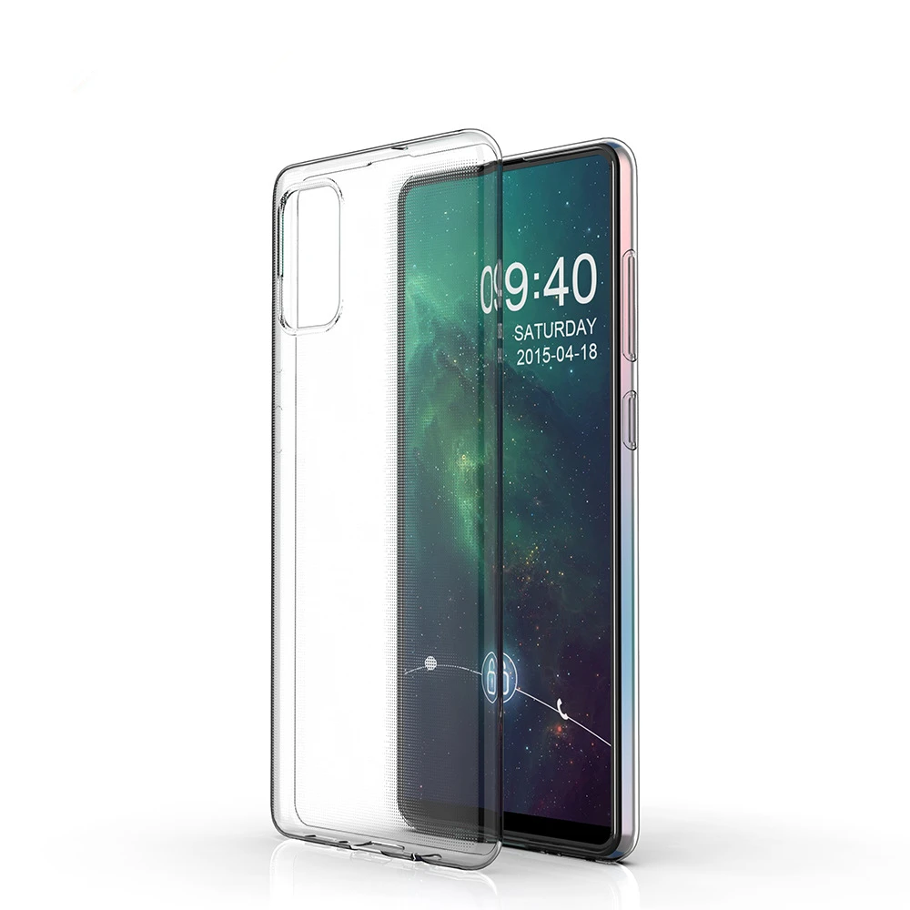 Funda trasera transparente para Samsung Galaxy A02, A02S, A12, A22, A32, A42, A52, A72, A82, 4G, 5G, carcasa suave de TPU a prueba de golpes - imagen 4