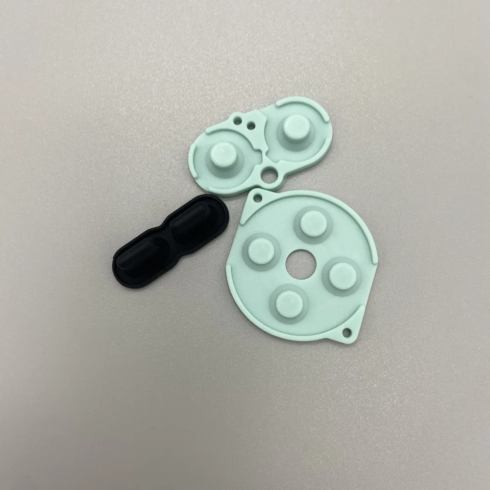 Botones conductores de goma coloridos A-B D-pad Set de repuesto para Game Boy Pocket para G-B-P Key Select de silicona - imagen 3