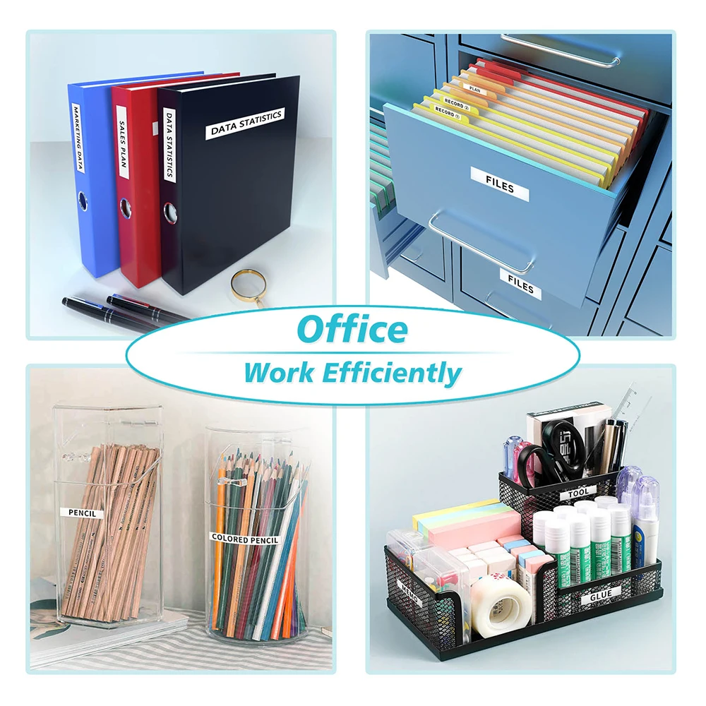 Cinta de etiquetas MK Compatible con Brother M, pegatina adhesiva Brother MK231, MK131, MK221, MK121, para p-touch PT65, PT80, PT70, 9mm, 12mm, 5PK - imagen 5