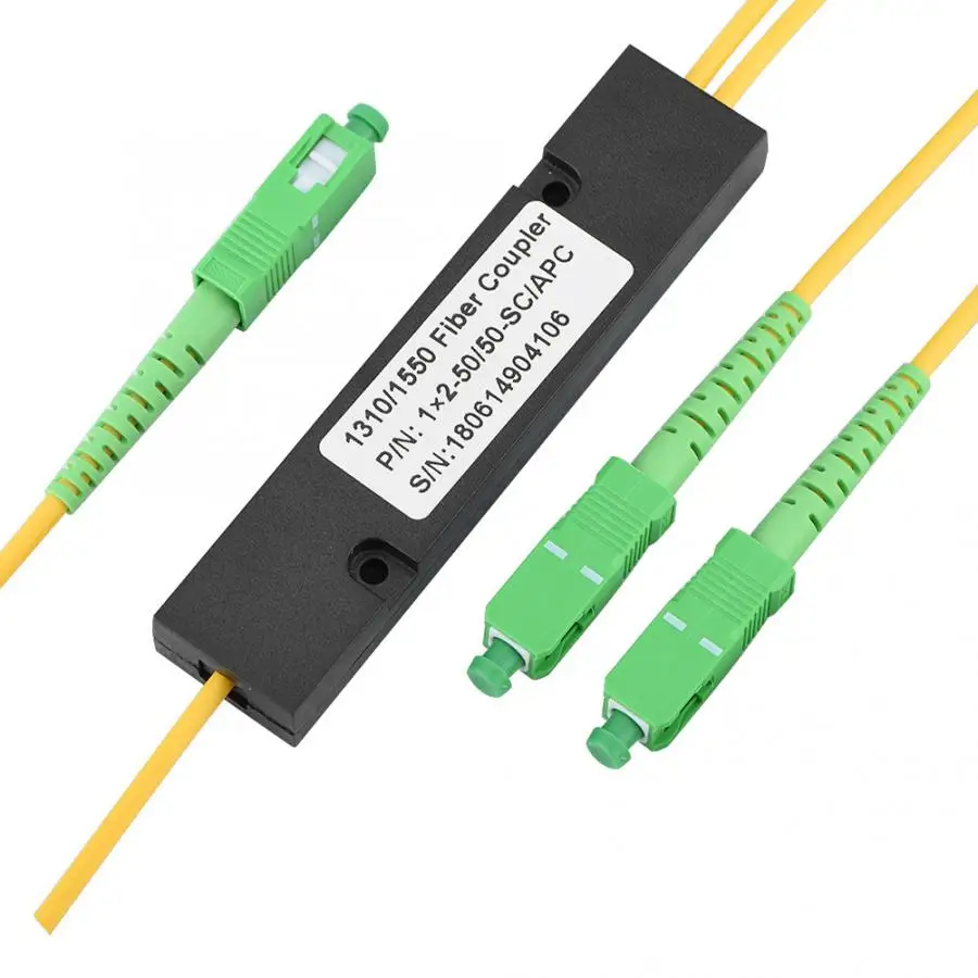Divisor de fibra óptica PLC SC APC 1X2 PLC, divisor de modo único, divisor SC/APC PCL, funda para Cable de ordenador, 10 unidades por lote - imagen 3