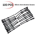 100PCS 65mm Black