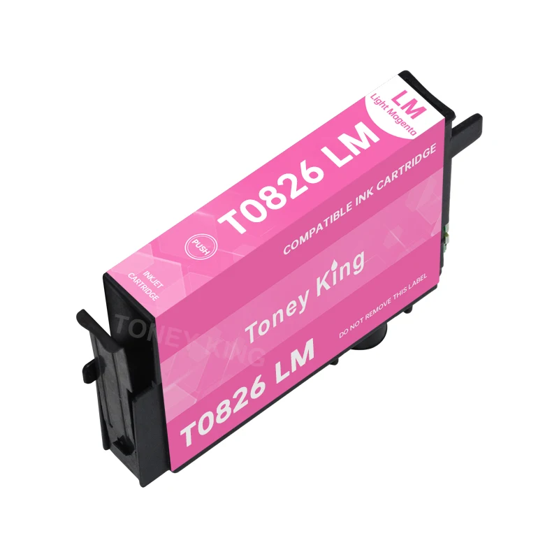 Toney King T0821 - T0826 Ink Cartridge For Epson Stylus Photo R270 R290 R390 RX590 RX610 RX690 TX659 TX720WD TX800FW Printer - imagen 5