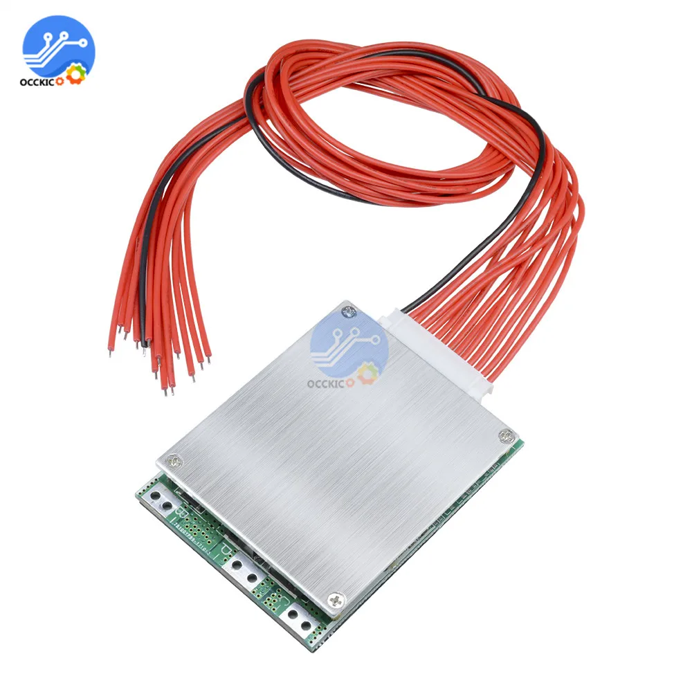 BMS-placa equilibradora de protección de batería de litio, cargador de Banco de energía para Arduino, 40A/7S, 20A, 24V/10S, 36V, 15A/13S, 35A, 48V, 18650 - imagen 2