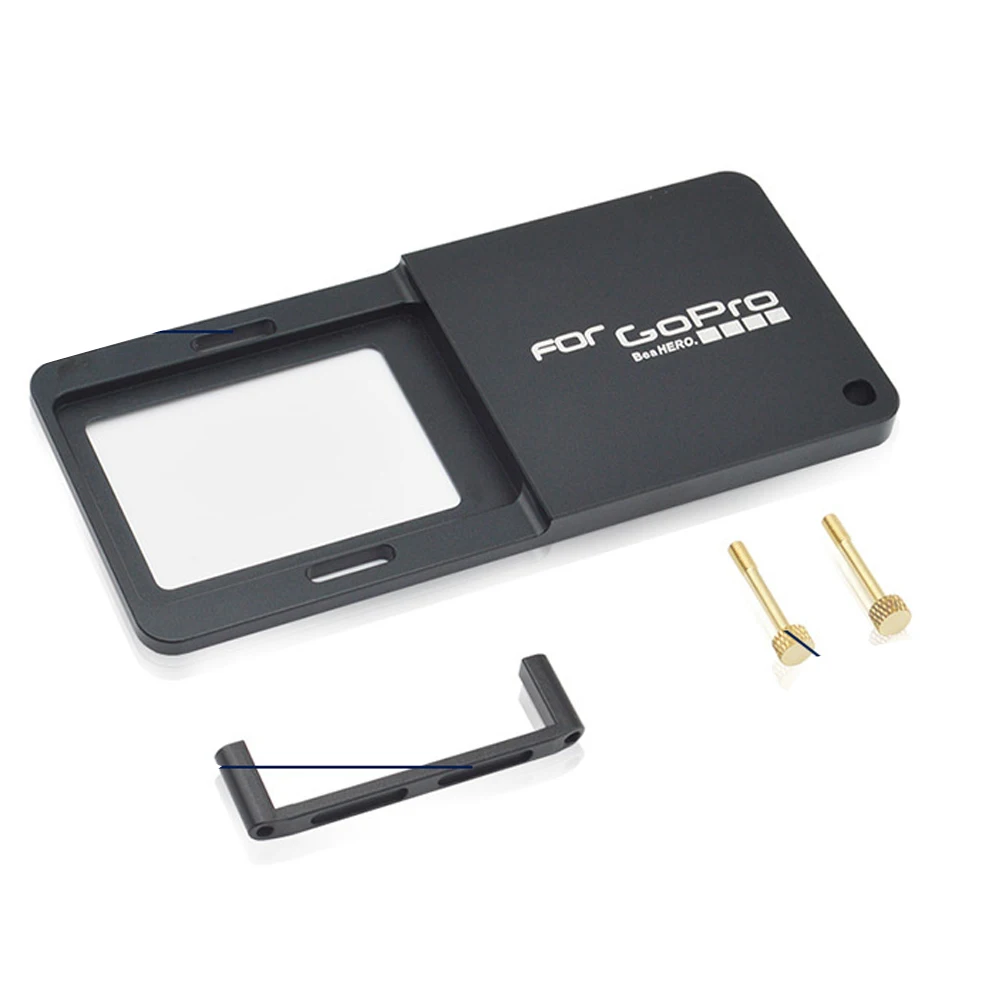 JINTU-Interruptor de Cámara de Acción, adaptador de cardán de mano, placa de montaje para DJI OSMO Mobile smoot4, estabilizador para GoPro HERO 7, 6, AKASO E - imagen 4