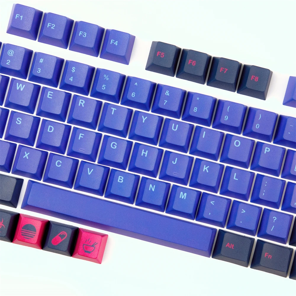 GMK-teclas láser con perfil de cereza, 5 teclas PBT de sublimación de tinte facial, juegos completos para teclado mecánico GH60 GK61 GK64 84 87 104 108 - imagen 3