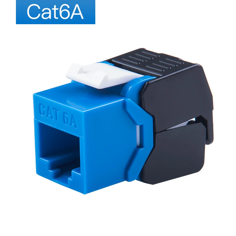 Keystone RJ45 CAT6A – Módulo Toolless 10G Multicolor - imagen 5