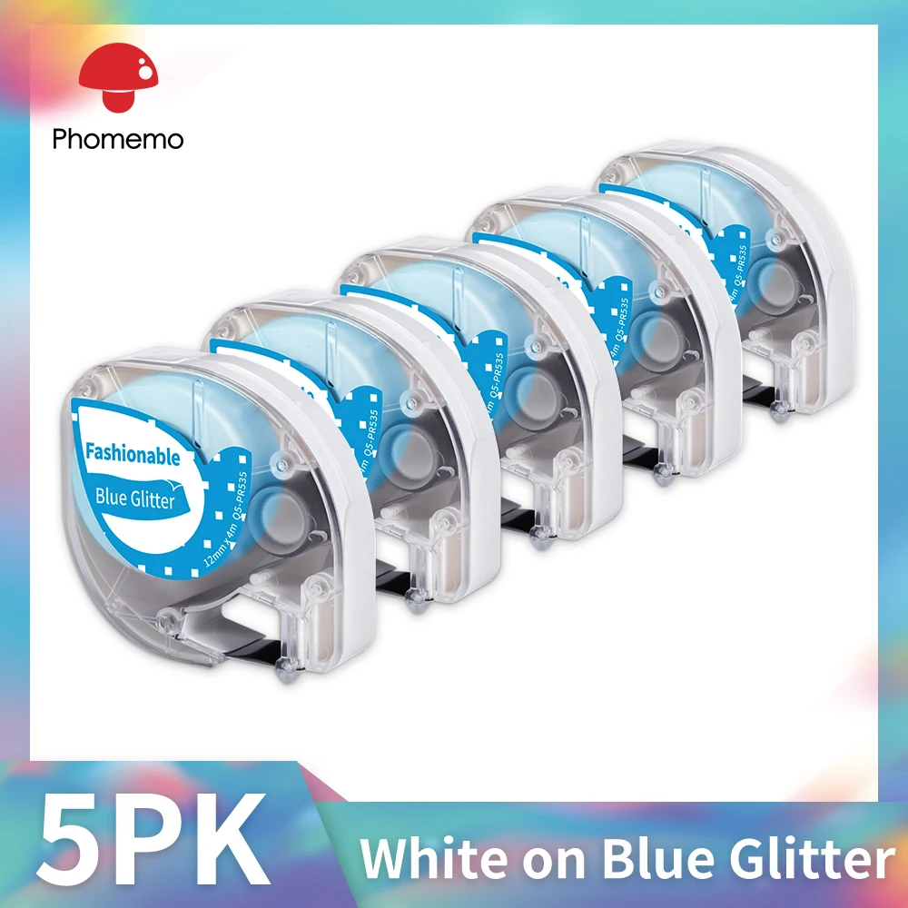 5PK Blue Glitter