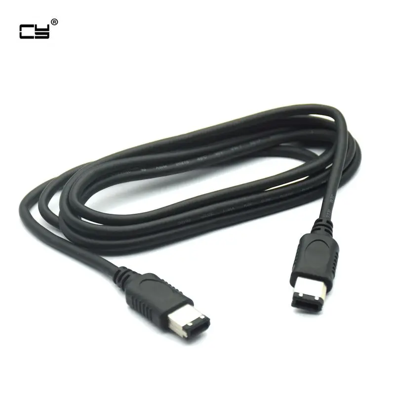 Cable FireWire 400 IEEE 1394 6 Pines 1,5m Negro - imagen 2