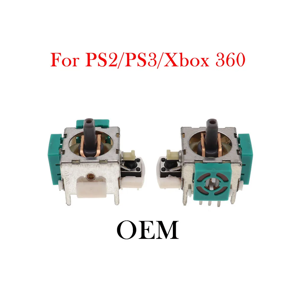 10 Uds para XBOX 360 controlador de palos analógicos 3D módulo Sensor de eje de Joystick para PS2 PS3 piezas de repuesto - imagen 3
