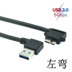 Cable USB 3.0 angular Type-A a Micro-B