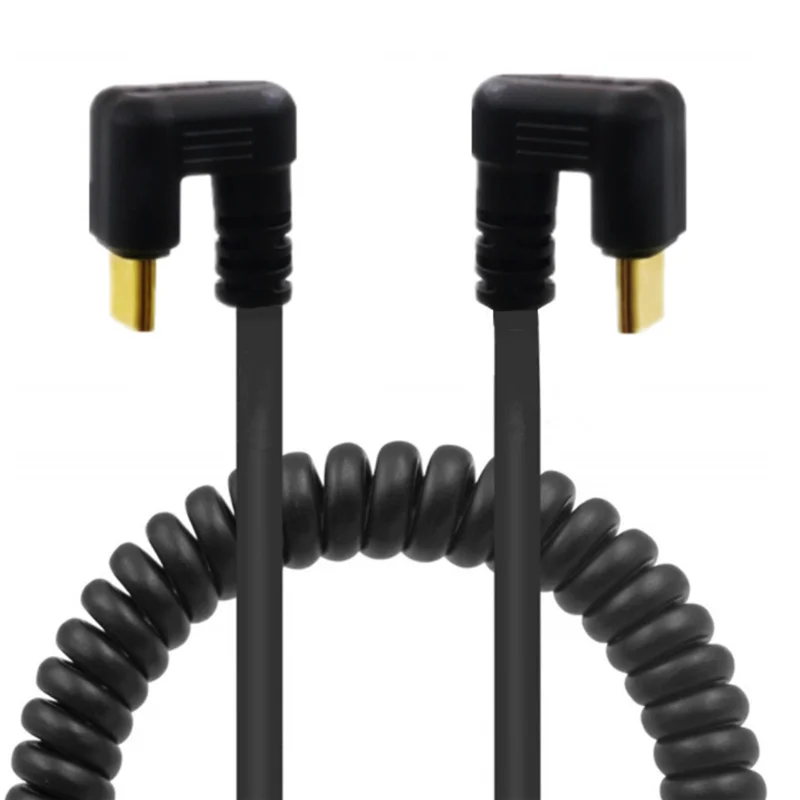 Cable retráctil de resorte macho a macho USB3.1 tipo C curvo de alta calidad de 180cm 4K @ 60Hz 10Gbps para teléfonos móviles Macbook Pro/Air - imagen 3
