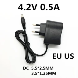 Cargador Batería Litio 4,2V 500mA para Linterna LED