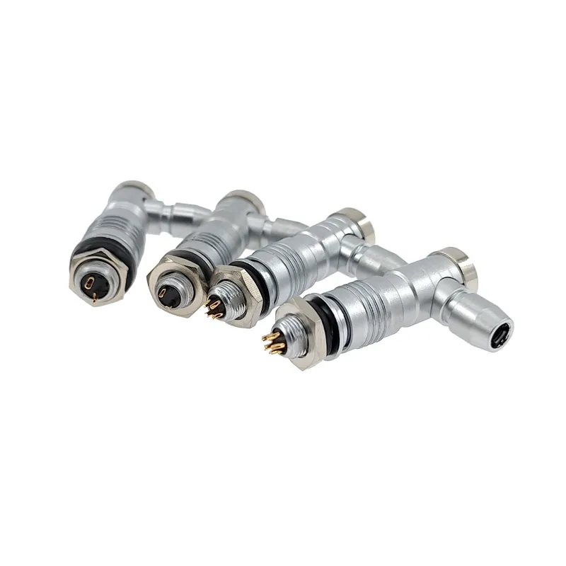 Enchufe pequeño de ángulo recto, Conector de 2/3/4/5 núcleos, interfaz Push-pull, XS6, IP65 - imagen 3