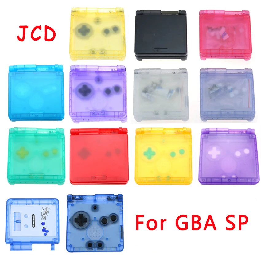Cool Clear para GBA SP cubierta de carcasa de repuesto para Game Boy Advance SP