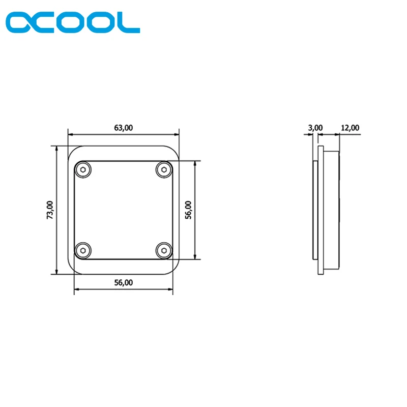 Alphacool Eisblock XP3 Aurora Bloque de Agua CPU Intel LGA1700 AMD AM4 - imagen 5