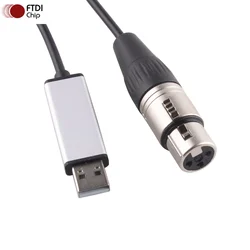 FTDI FT232RL Interfaz USB-DMX512 para Freestyler Lightkey