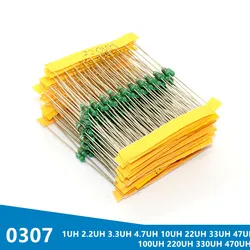 Kit Inductores DIP 1/4W – Surtido Valores