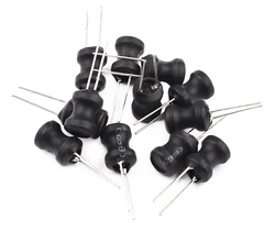 10 Uds Inductor de potencia DIP 6*8mm 6X8mm 2.2UH 4.7UH 10uH 22uH 100uH 330uH 470uH 1MH 2.2MH 4.7MH 10MH inductancia 2 pines