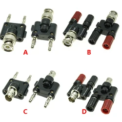 Adaptador BNC Macho Hembra Banana Jack RF 50Ω