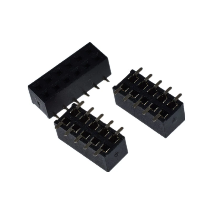 10 Uds 1,27 MM SMD doble fila hembra enchufe 2*2/3/4/5/6/7/8/9/10/12/16/20/40/PIN conector hembra - imagen 3