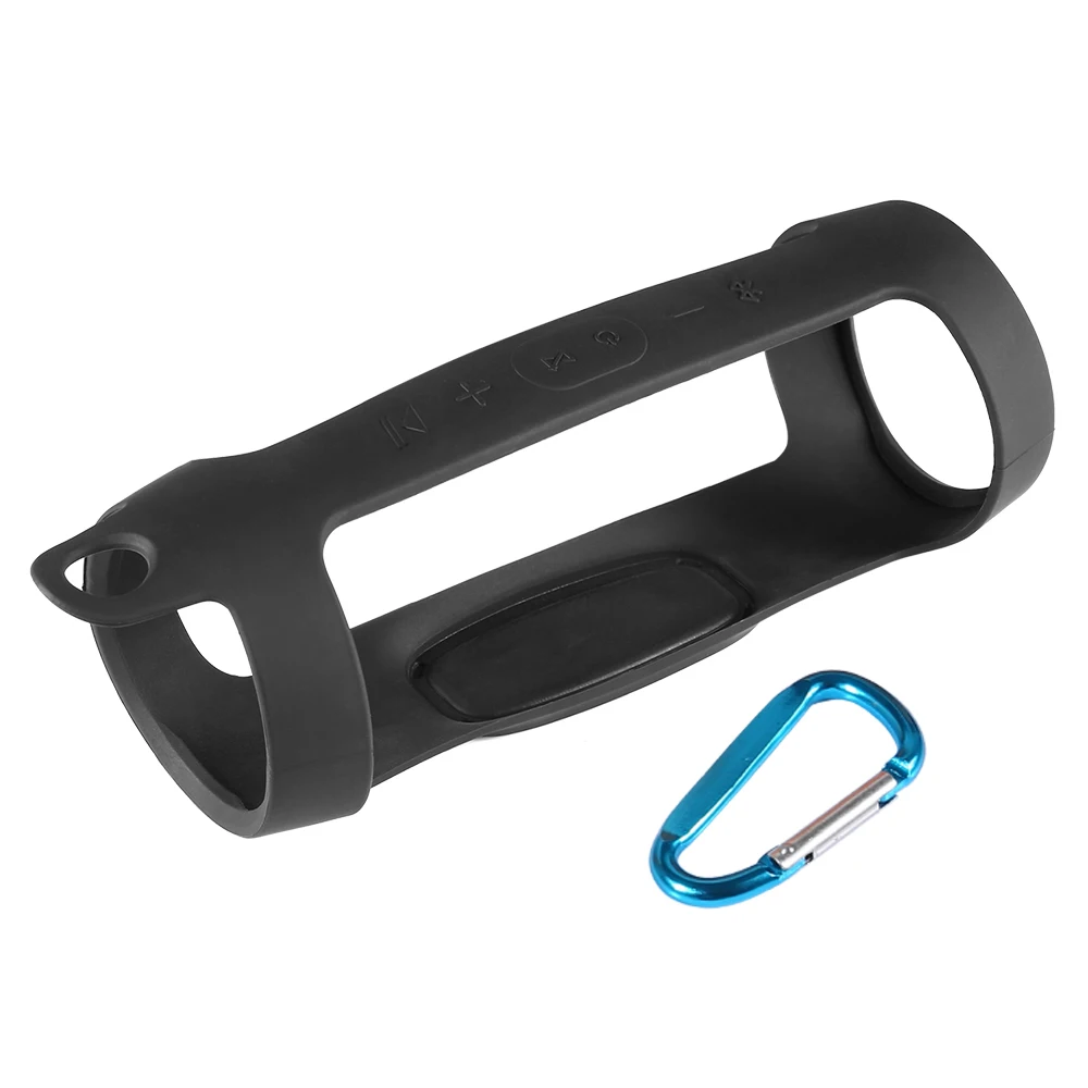 Bolsa de caja de almacenamiento con cremallera EVA dura, funda de silicona suave para JBL Charge 3, Altavoz Bluetooth, columna JBL Charge3, 2 en 1 - imagen 4