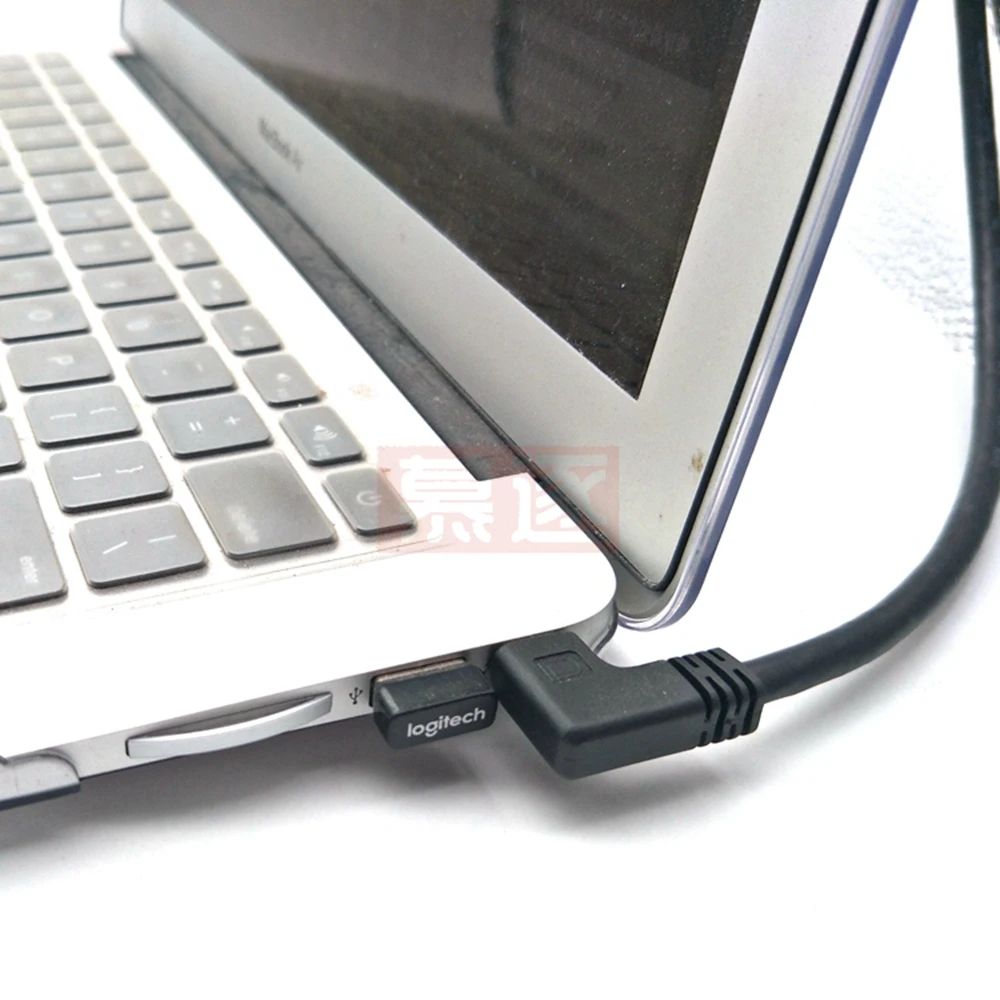 Adaptador Kabel Mini DisplayPort Rechten Winkel zu DisplayPort en Schwarz-4K Auflyda Bereit-Thunderbolt y Thunderbolt 2 - imagen 4