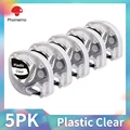 5PK Clear Plastic