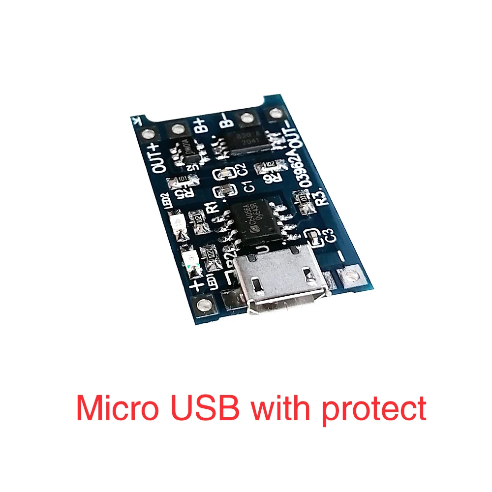 Cargador Módulo TP4056 Batería Li-ion 18650 USB-C 5V 1A - imagen 4