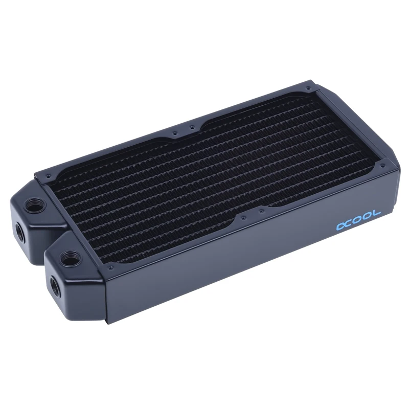 Alphacool XT45 cobre lleno 120MM,240MM, 360MM 45mm de espesor radiador de refrigeración por agua enfriador de computadora maestro - imagen 4