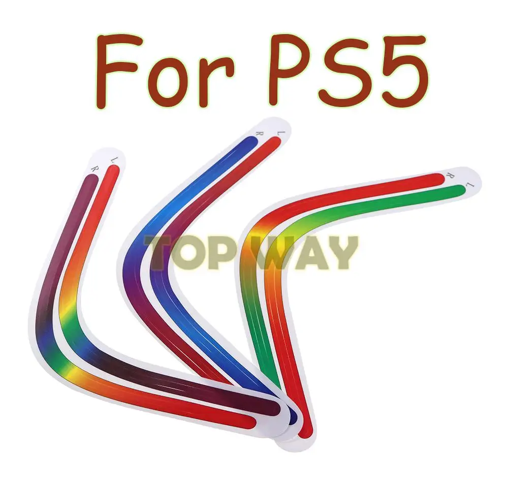 1 Juego de pegatinas autoadhesivas con gradiente de arcoíris para barra de luz de Host PS5, barra de luces LED para accesorios de juego playstation 5 - imagen 3