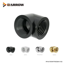Barrow TDWT90SN-V2 – Racor G1/4 90º Refrigeración Líquida