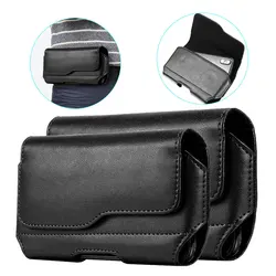 Funda cuero magnética iPhone Universal 11 Pro Max / 13 – Clip Cinturón
