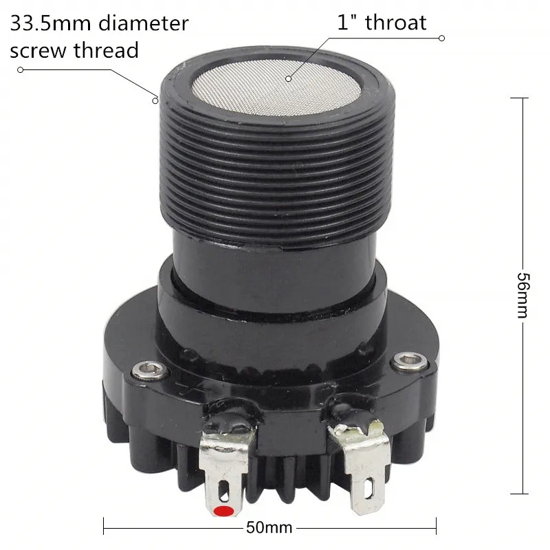 Altavoz Tweeter de bocina de 25mm, diafragma de Bobina de voz, accesorios HiFi de 8 Ohm, agudos para estudio de cine en casa, Audio Profesional, 1 unidad - imagen 5