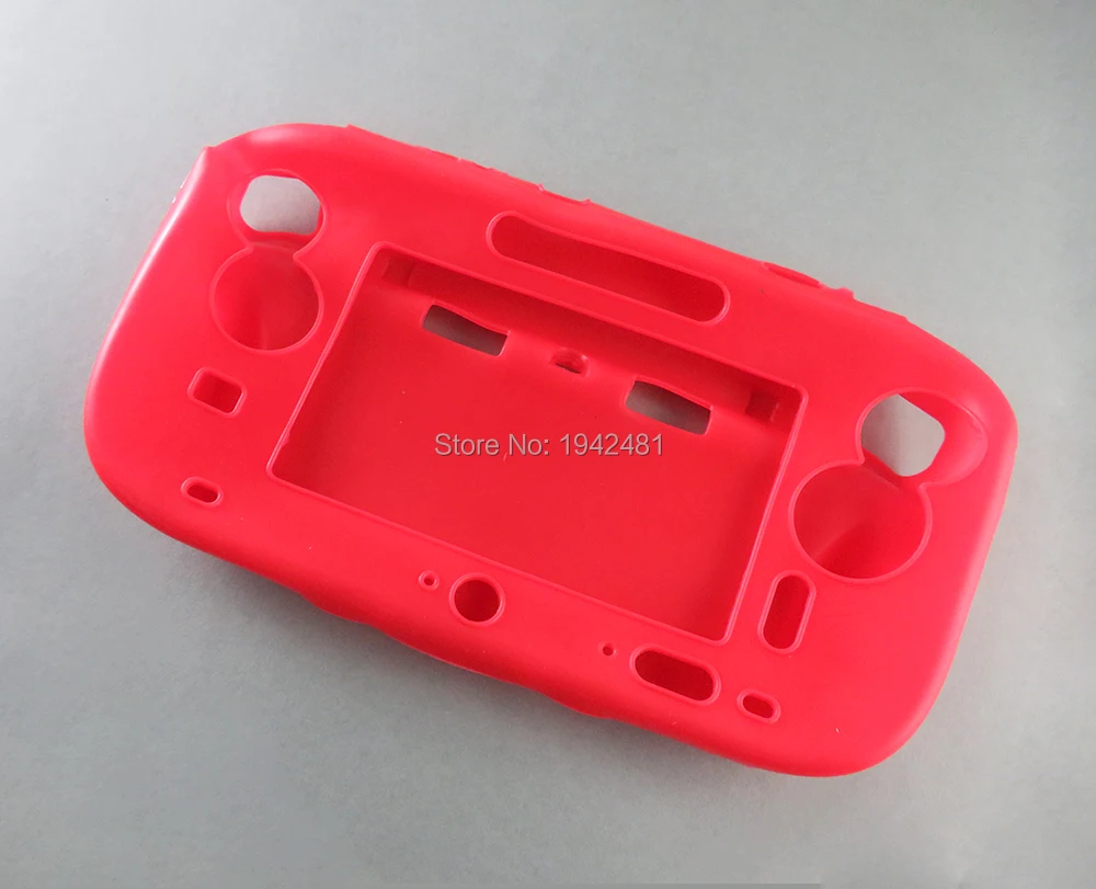 Funda de goma de silicona ultrasuave para Wii U, Protector corporal de Gel, carcasa de piel para Nintendo WiiU Gamepad, 1 unidad - imagen 2