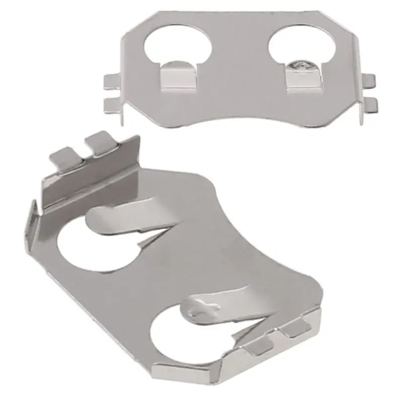 Soporte de batería SMT SMD, pila de botón CR2032, pila CR2032, 10 Uds. - imagen 2