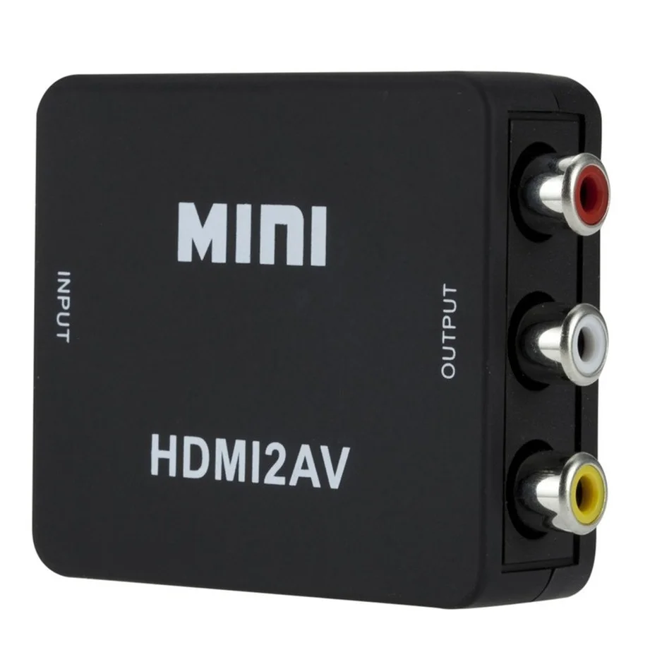 Adaptador Convertidor HDMI a AV/RCA 1080P con Audio L/R - imagen 5