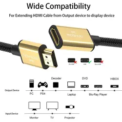 Cable HDMI MOSHOU Extensión 8K 60Hz HDR