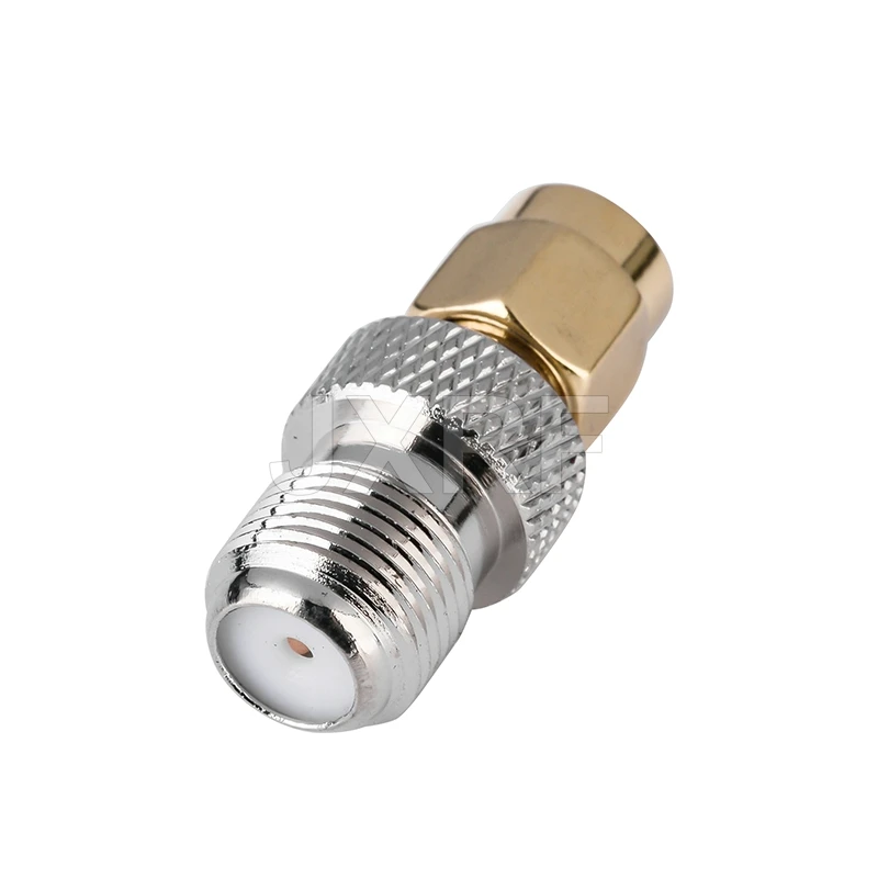 Adaptador Coaxial tipo F a SMA macho, conector Coaxial, 100 piezas - imagen 2