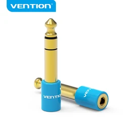 Vention Adaptador Jack 6.35mm a 3.5mm para Micrófono Guitarra