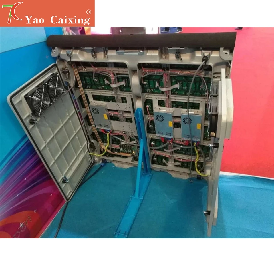 Pantalla al aire libre del gabinete del equipo de la prenda impermeable a todo color de la pantalla 960*960m m del estadio de YCX P6.67 - imagen 2