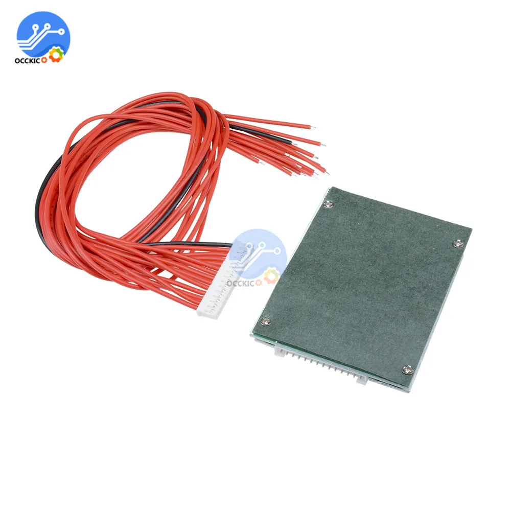 BMS-placa equilibradora de protección de batería de litio, cargador de Banco de energía para Arduino, 40A/7S, 20A, 24V/10S, 36V, 15A/13S, 35A, 48V, 18650 - imagen 5