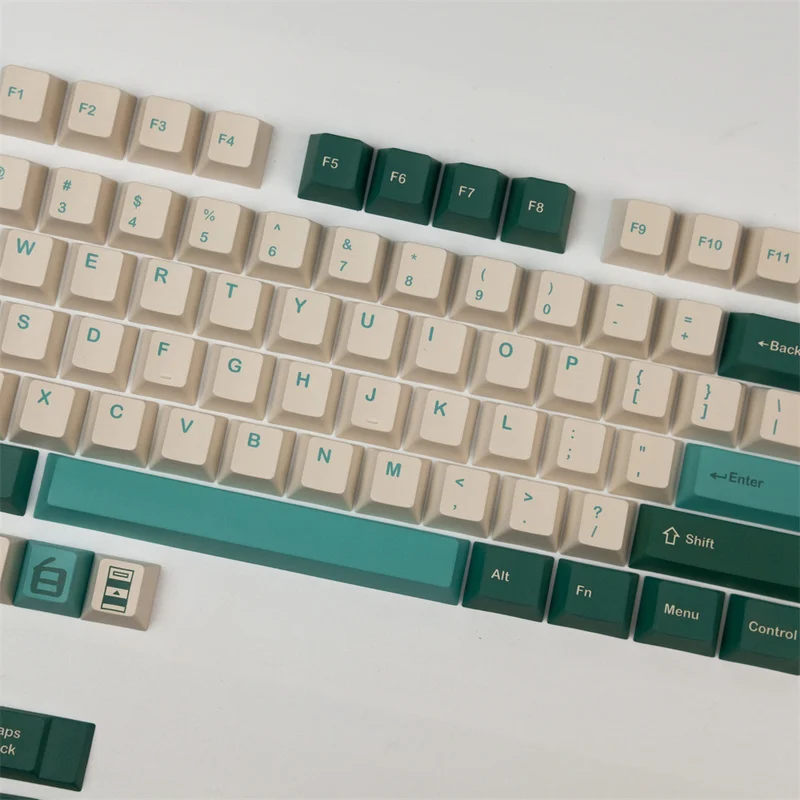 GMK-teclas clonadas ámbar, teclas de perfil de cereza subcama de tinte PBT para teclado mecánico MX Switch GH60 GK61 GK64 - imagen 3