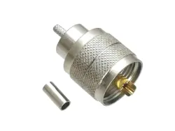 Conector UHF PL259 Macho para Antena RF – Alta Durabilidad