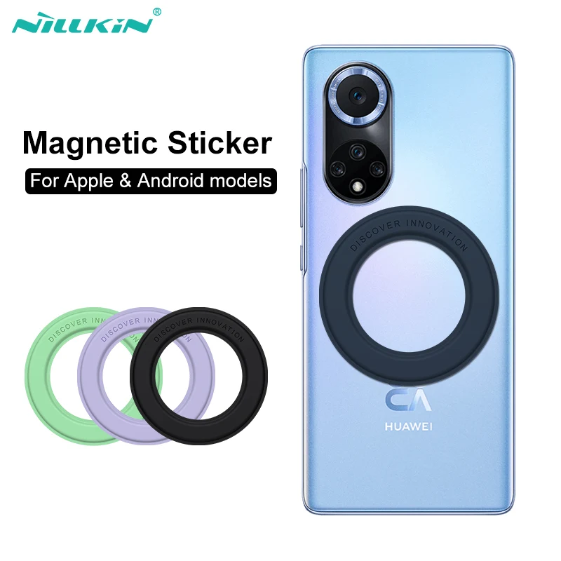 Nillkin-pegatina magnética para iPhone 14 pro Max, placa magnética para Samsung Galaxy S23 S22, soporte de teléfono para iPhone 13 12 - imagen 2