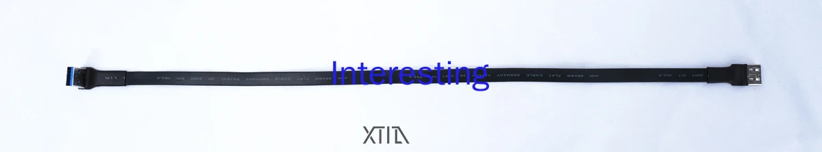 [USB3.0 Elbow Extension Cable] Xproto Series Universal Elbow Extension Cable Top Hidden Line Finishing - imagen 3