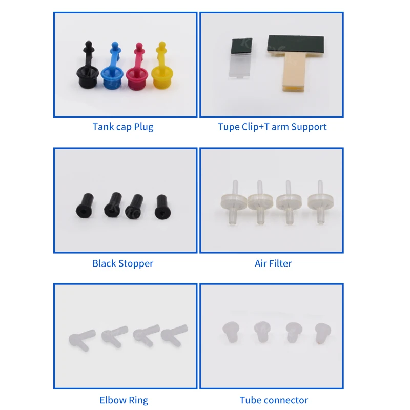 KMCYinks-cartucho de tinta para impresora hp, cartucho de tinta de 4 colores rellenable CISS compatible con accesorios completos, para hp 21, 22, 121, 122, 123, 300, 301, 302, 304, 650, 652 - imagen 5