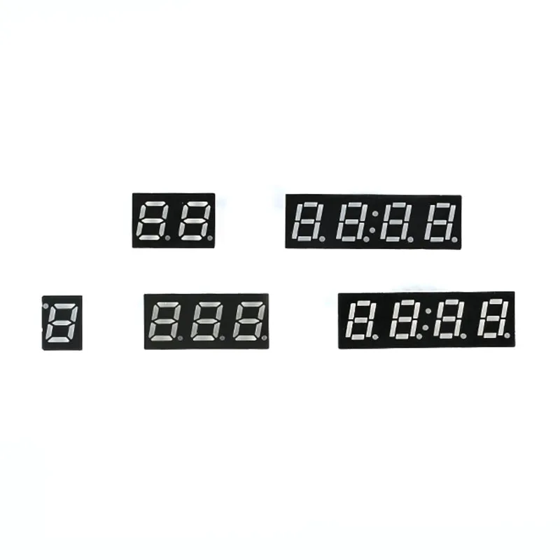 20 piezas/1 unidad, pantalla LED de tubo Digital de 0,28 pulgadas, 1Bit, 2Bit, 3Bit, 4Bit, reloj, cátodo de ánodo común, 0,28 ", 7 segmentos, tablero rojo Led DIY - imagen 2