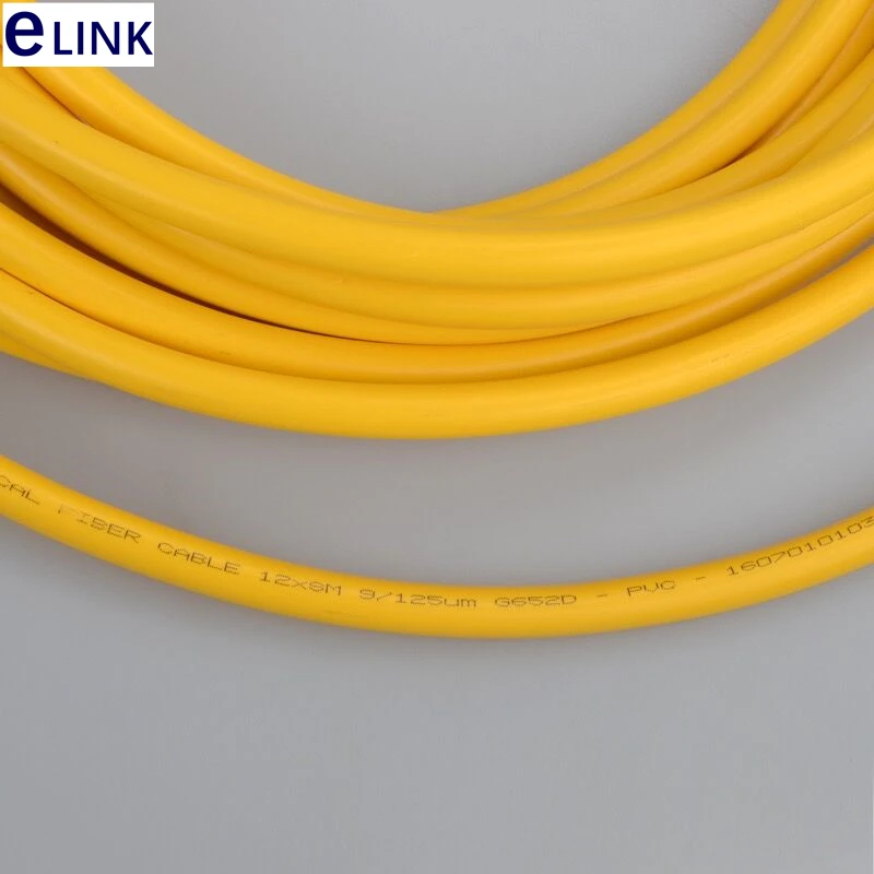 Cable de fibra de 8 núcleos, conector SM bundled de 80m, cable de rama LC SC FC ST de 2,0mm, Parche de fibra óptica monomodo, paquete de plomo 8C - imagen 3