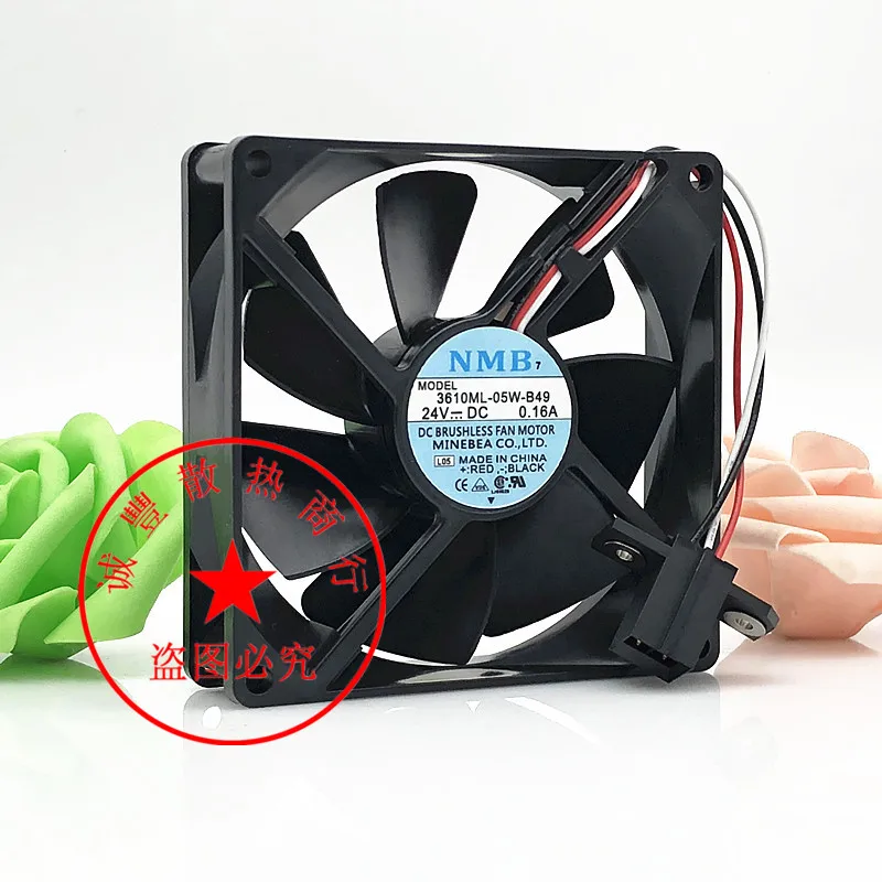 A90L-0001-0488-ventilador de máquina herramienta CNC, inversor de enchufe FANUC, 9cm, 3610ML-05W-B49 original, nuevo - imagen 3